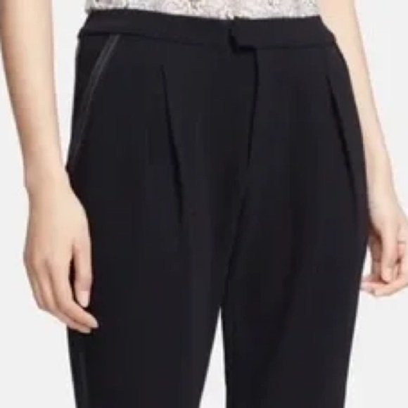 Rag & Bone Platini pants with lambskin leather trim ❤️ - Picture 3 of 8